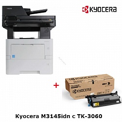 Комплект МФУ Kyocera ECOSYS M3645idn + Тонер Kyocera TK-3060 черный