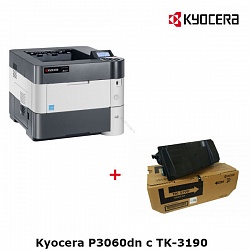 Комплект Принтер Kyocera ECOSYS P3060dn + Тонер Kyocera TK-3190
