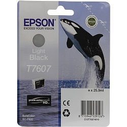 Картридж Epson T7607 серый