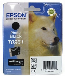 Картридж Epson T0961 (черный фото)