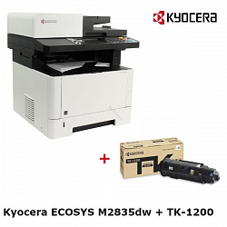 Комплект МФУ Kyocera ECOSYS M2835dw + Тонер Kyocera TK-1200