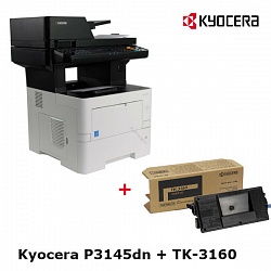 Комплект МФУ Kyocera ECOSYS M3145dn + Тонер Kyocera TK-3160