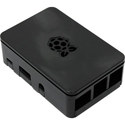 Корпус ACD RA179 black ABS Plastic casewith Logo for Raspberry Pi 3 B