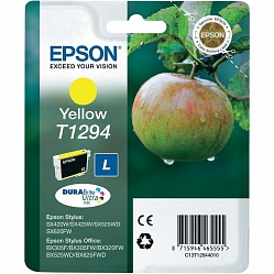 Картридж Epson T1294 желтый