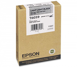 Картридж Epson T6059 светло-серый