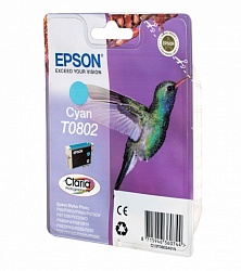 Картридж Epson T0802 голубой
