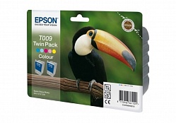 Картридж Epson T009 цветной, упаковка 2 шт.