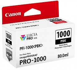 Картридж Canon PFI-1000PBK фото чёрный
