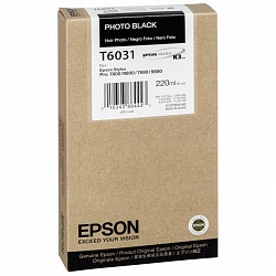 Картридж Epson T6031 черный фото